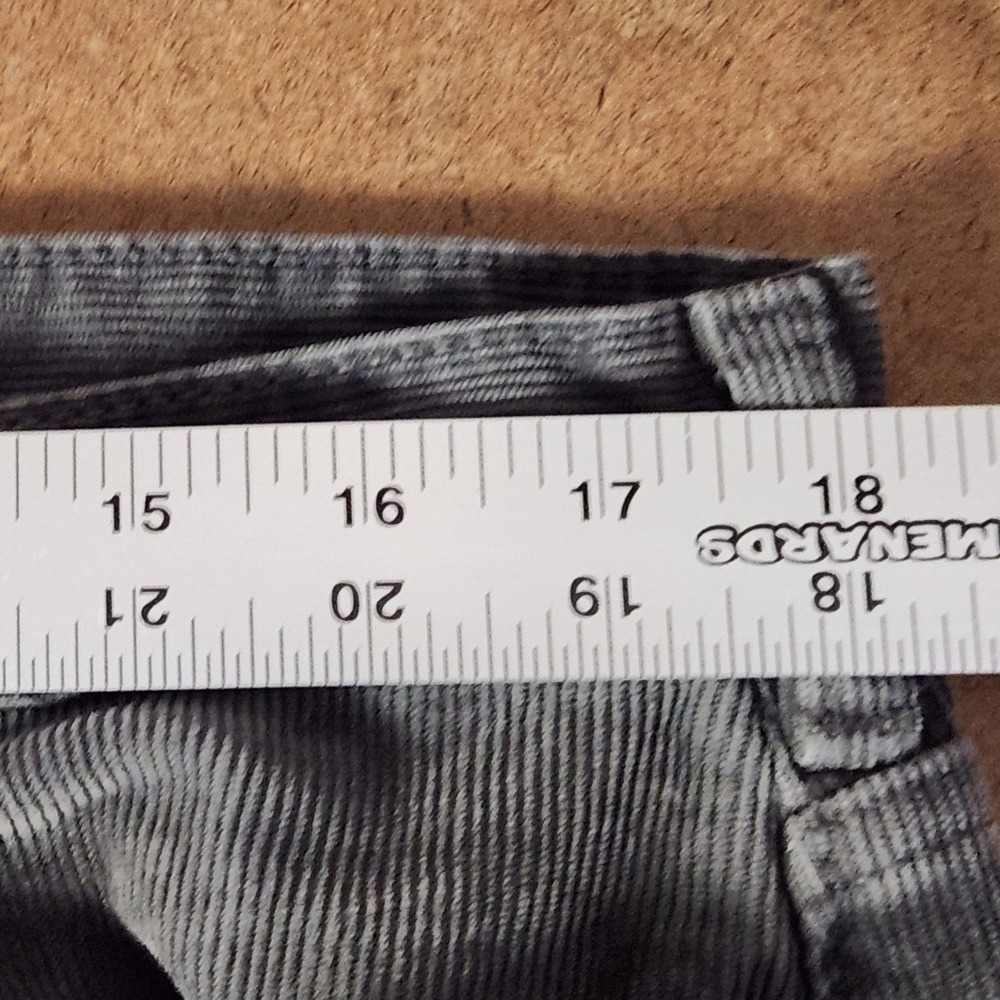 Dockers Mens Corduroy Pants Size 36x32 Charcoal Gray Straight Fit Casual Comfort - Picture 14 of 16